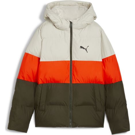 Puma POLY PUFFER Kinder-Kapuzenjacke, mehrfarbig, 62650270 R 152