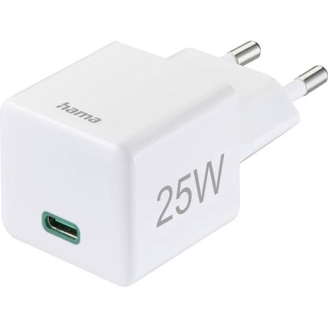 Mini USB-C qualcomm POW.delivery (PD) 25 W blanc 1 pc. (1/5)