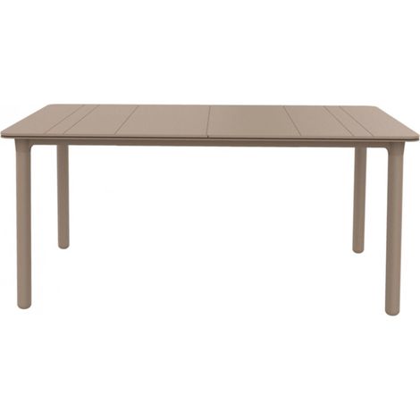 Mesa rectangular 160x90 Noa garbar plástico beige (1/10)
