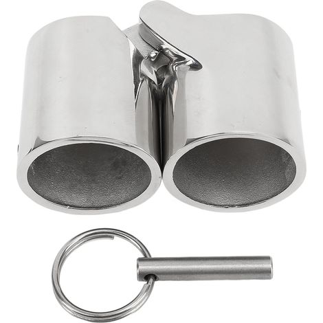 Raccord de tuyau de qualité marine 32 mm en acier inoxydable 316, pliable et rotatif, pour bateau. (1/5)