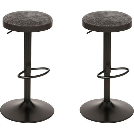 Lot de 2 tabourets de bar en métal ILSA