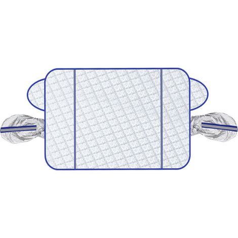 BRAVIX Pare-Brise Couverture de Voiture Imperméable Repliable avec Magnétiques Protection pour Pare-Soleil Anti Givre Pare-Brise Avant pour Voiture Anti UV Pluie et Neige 145105cm (1/4)