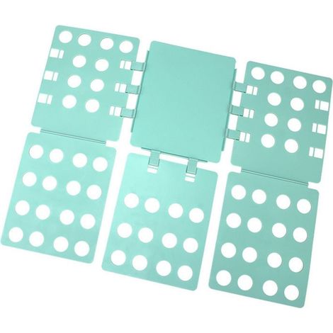 planche à plier les vêtements-chemiseTAide au pliage de t-shirts-Convient aux boîtes de rangement pour vêtements adultes-vert (1/5)