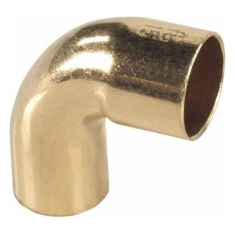 VIEGA 95092 Gomito 90° Maschio/Femmina Ø22 In Rame A Saldare - 100933