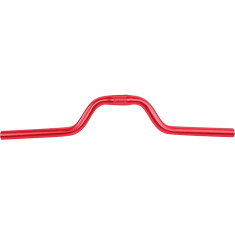Guidon relevé en aluminium pour vélo à pignon fixe 25,4 mm x 520 mm (rouge) (1/5)
