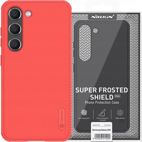 Nillkin Super Frosted Shield Pro Schutzhülle + Handyhalterung für Samsung Galaxy S23+ (Robust) (1/5)