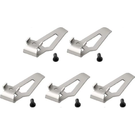 Ensemble de 5 clips de ceinture 42-70-0490 compatibles avec la visseuse à chocs/clé à chocs Milwaukee M12 (1/2)