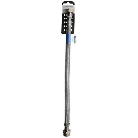 FLESSIBILE INOX MODELLO NORMALE  CM. 40 S-BRICO Misura: DN10 MF 3/8 x 3/8