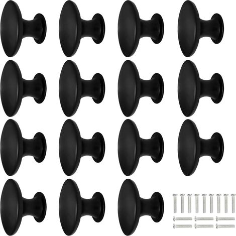 15 Bouton de meuble,30mm,alliage d'aluminium,acier inoxydable,vintage,cuisine bureau placard (1/5)