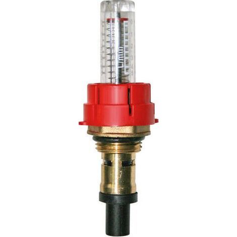Durchflussmesser für 2-Wege-Fußbodenheizungsverteiler – Verchromtes Messing und Edelstahl – Durchflussmessung in der Sanitärinstallation – Effizientes Wassermanagement (1/5)