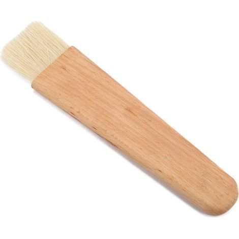 Pennello da cucina in legno di faggio per grigliate, pennello ad olio resistente al calore per dolci e piatti grigliati - Crezuo