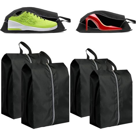 4 housses imperméables 42cm pour chaussures, séparent chaussures et vêtements en voyage. (1/5)