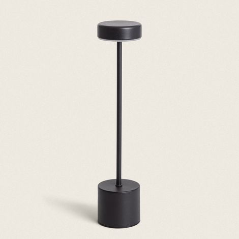 Lampada da Tavolo LED 2W Portatile con Batteria USB Ricaricabile Zimba Nero