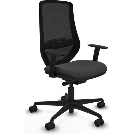 Piqueras-y-Crespo Mardos Ergonomischer Bürostuhl Grau Dunkel