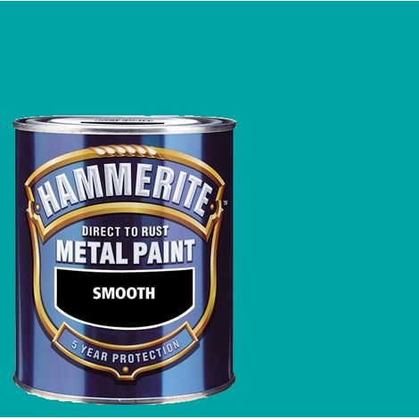 Hammerite - Smooth Direct to Rust - 750ML - Sheer Aqua