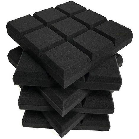 Lot de 6 panneaux en mousse acoustique 30 x 30 x 5 cm (1/5)