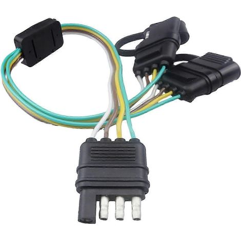 Rallonge pour remorque, compatible avec les bandes lumineuses LED de freinage pour hayon de remorques et caravanes. (1/5)