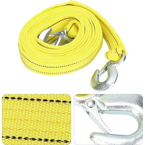 Câble de remorquage de 3,5 m (11,5 pi) avec sangle d'urgence et crochet (1/5)