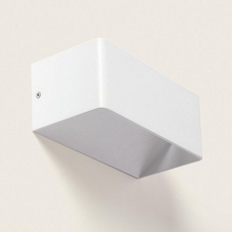 Aplique de Pared LED 6W Aluminio Superficie Kawek Blanco