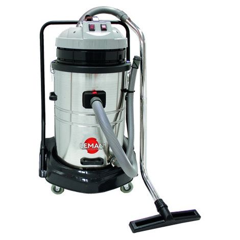 Leman – Aspirateur professionnel inox 70L 1250W – Dépression 200 mBar – Pour chantiers humides – ASP701 (1/5)