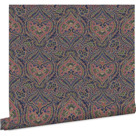 Joules Vliestapete Opulent Paisley Blau 10mx52cm (1/5)