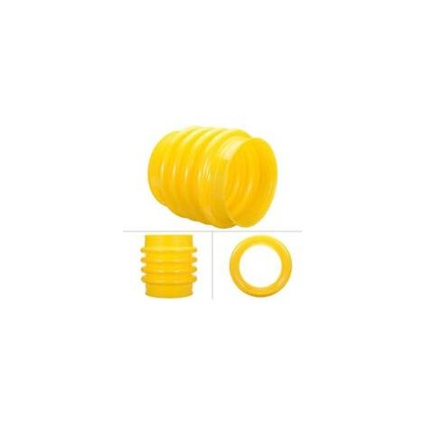 1 paire de soufflets de démarrage en polyuréthane jaune 17,5 cm pour Wacker Rammer Compactor Tamper pour outils électriques de main Accessoires (1/2)