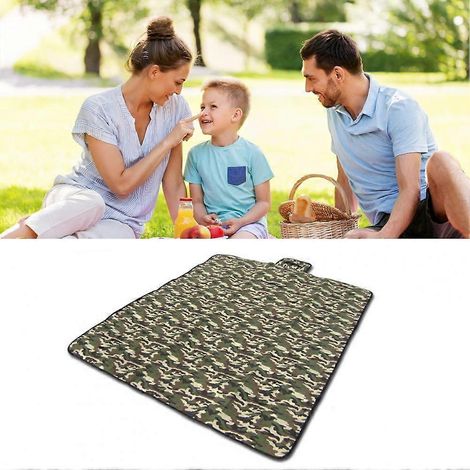 Tapis de pique-nique camouflage pliable, tapis de plage, coussin de sol imperméable, tapis de tente, matelas de camping extérieur, matelas de siège (1/5)