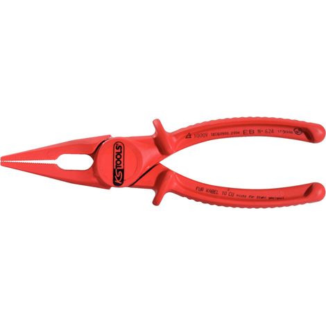 Pince plate isolée en PVC L.190 mm (1/4)
