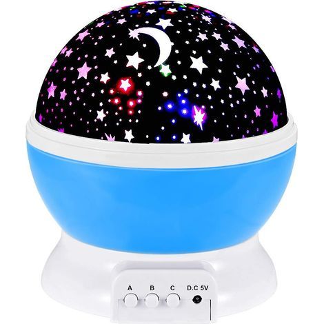 Juguetes de luz nocturna para niñas de 2 a 8 años, regalos, luces nocturnas para niños con rotación de 360 grados y (1/4)