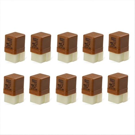 Packung mit 10 6-poligen 12V-Kfz-Relais für verschiedene Modelle (1/5)