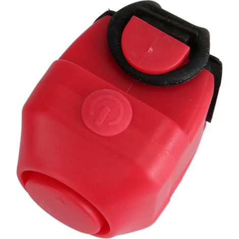 Mini sonnette électronique portable IP66 étanche à la pluie, accessoire vélo rouge (1/5)