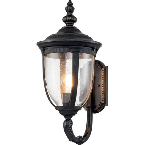 Elstead Cleveland Lanterna da parete per esterno Bronzo Invecchiato, IP44 (1/5)