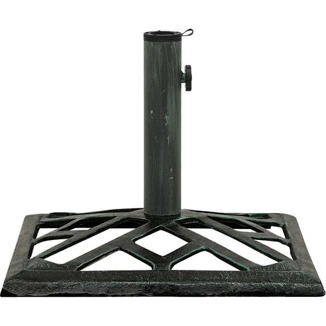 Maison Exclusive - Sonnenschirmständer Grün 44x44x31 cm Gusseisen