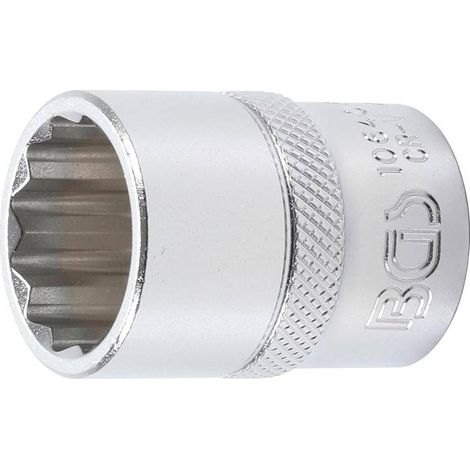 Douille pour Clé Douze Pans 12,5 mm (1/2) - 20 mm - Acier Résistant - Usage Professionnel - D-Work