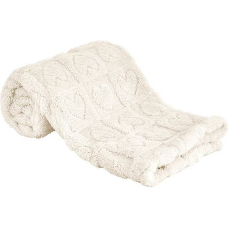 Couverture bébé à motif cœur, ultra-douce et confortable, idéale pour les filles et les garçons, pour les nouveau-nés et les tout-petits. Cadeau parfait pour le berceau et la poussette (76 x 102 cm) (