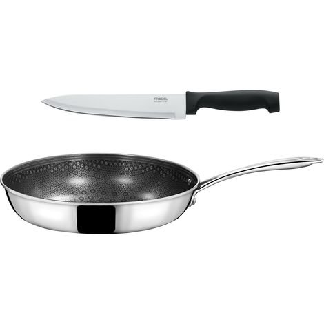 Virtuo - Set 1 poêle 28cm, 1 couteau chef 20cm (1/2)