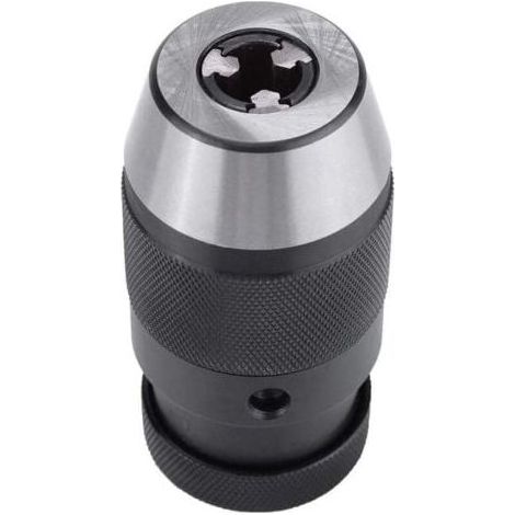 Hochleistungs-Bohrfutter, 0–13 mm, 1/2 B16 Schnellspannbohrfutter aus Stahl für elektrische Drehmaschinen FLITI (1/4)