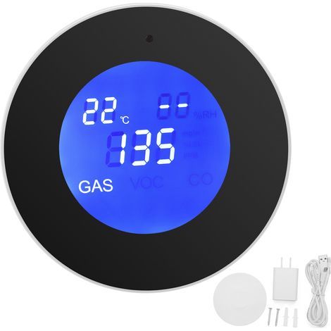 Wi-Fi natural gas detector, alarm, wall-mounted leak detector, air conditioner (1/5)