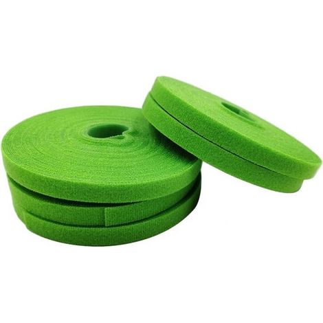 Attaches velcro pour plantes - 10 m - Liens de fixation réutilisables - Pour tuteurage intérieur et extérieur (1/3)