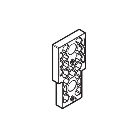 Hansgrohe Spessore per compensazione piastrelle (7 mm) per Showerpipe Raindance Alive, finitura: Nero opaco, 85187670