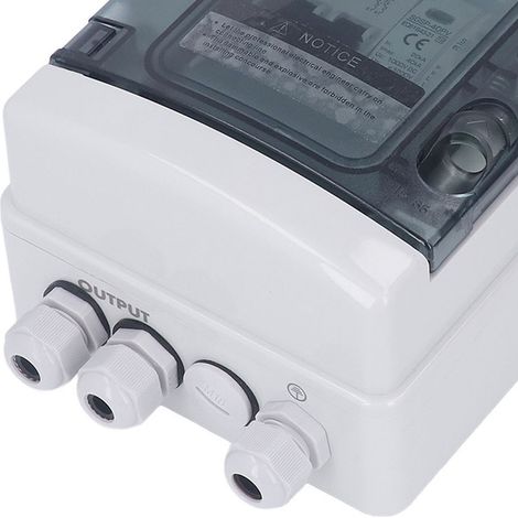Boîtier de raccordement photovoltaïque étanche IP65 avec protection contre la foudre, sectionneur solaire photovoltaïque et disjoncteur 40 A 1000 V (1/5)