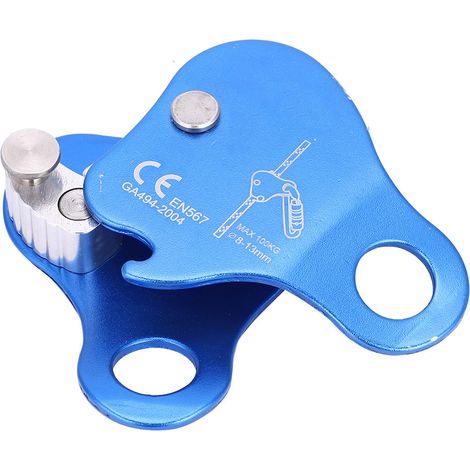 Kit d'Escalade Extérieur avec Corde Bleue et Mousquetons pour Alpinisme