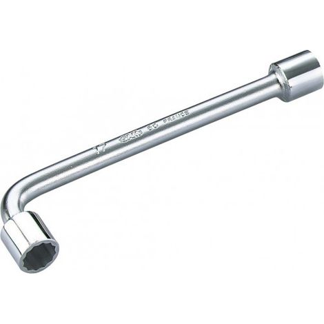 Clé à douille 12 pans SAM OUTILLAGE SAM-80-38-P 38 mm Acier chrome poli (1/2)