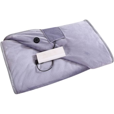 Couverture Chauffante USB - 75 x 120 cm - Alimentation 5 V à 12 V - Fibre Polyester - Pour Maison Bureau Voyage Extérieur - 1 Pièce (1/5)