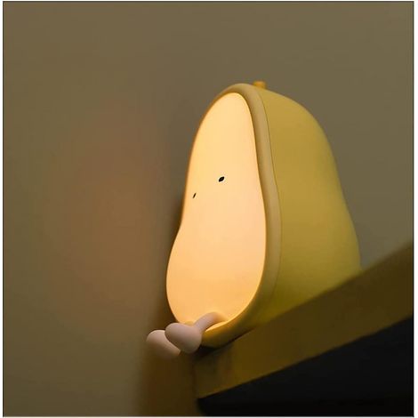 Veilleuse pour enfants, lampe rechargeable USB, lampe de chevet sans BPA en ABS et silicone pour l'allaitement (1/4)