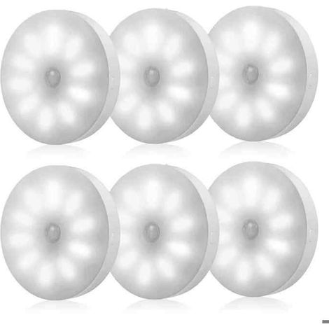 Luce notturna dimmerabile con sensore di movimento, batteria integrata - 10 LED, ricaricabile tramite USB. (1/4)