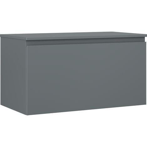 Mexen Orio mobiletto da bagno sottolavabo 90 cm con piano, 1 cassetto, grafite opaco - 91A10-09047-1-BFC66 (1/5)