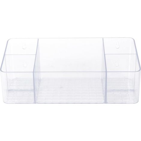Étagère de salle bain, design moderne et facile à installer, boîte rangement murale en PS idéale (1/5)
