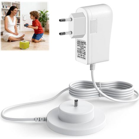 Charger for Toniebox 9V AC Adapter, 1.8M Power Cable Compatible with Tonie Box Charging Station, Ideal Replacement for Ladekabel Original, White DC Charging Cable 5.5 mm x 2.5 mm (1/5)