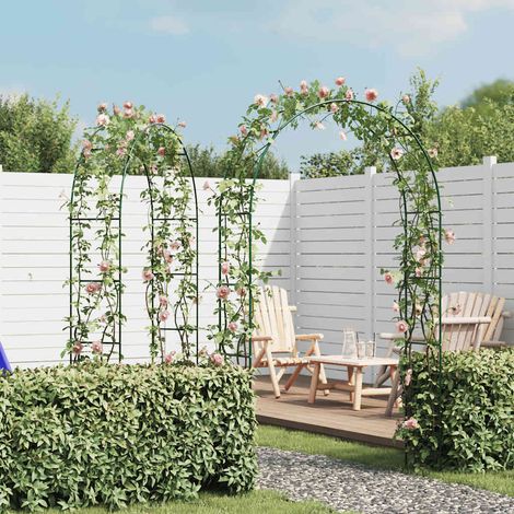 vidaXL Arcos de jardín 2 unidades para plantas trepadoras (1/5)